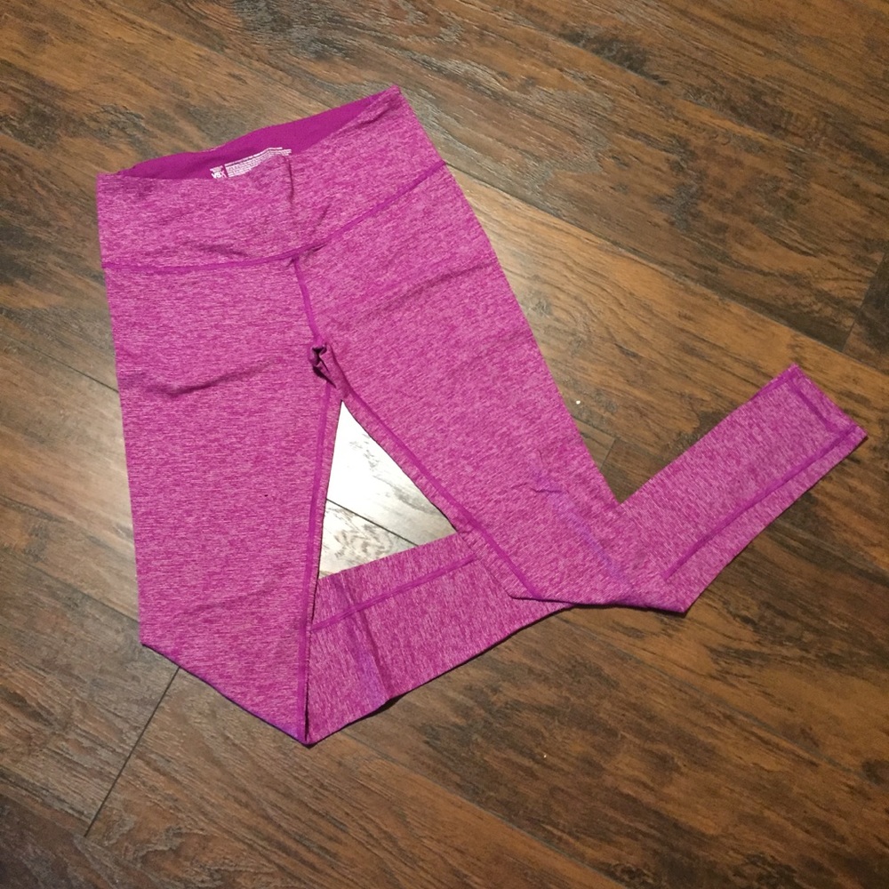 VS Purple Knockout Leggings
